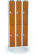 Divided cloakroom locker ALDERA with feet 1920 x 750 x 500